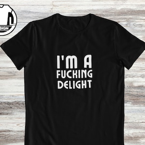 I am a delight funny quote shirt, funny birthday gift, sarcasm shirt, t-shirt with joke, Funny gift shirt, sarcastic quote shirt, funny gift
