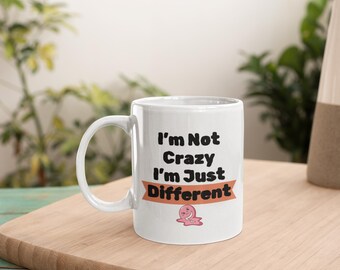 Je ne suis pas fou, tasse de café sarcastique drôle, cadeau de nouveauté