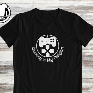 Gaming is my religion, gift for gamer, funny gaming shirt, computer shirt, streaming lover shirt, gaming shirt, nerdy shirts, gaming tshirt