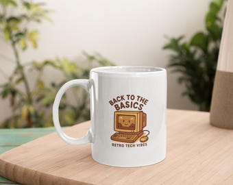 Mug Retro Coder : une tasse de thé amusante pour les programmeurs