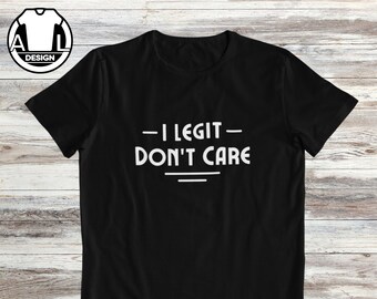 Camiseta sarcástica "No me importa", frase divertida