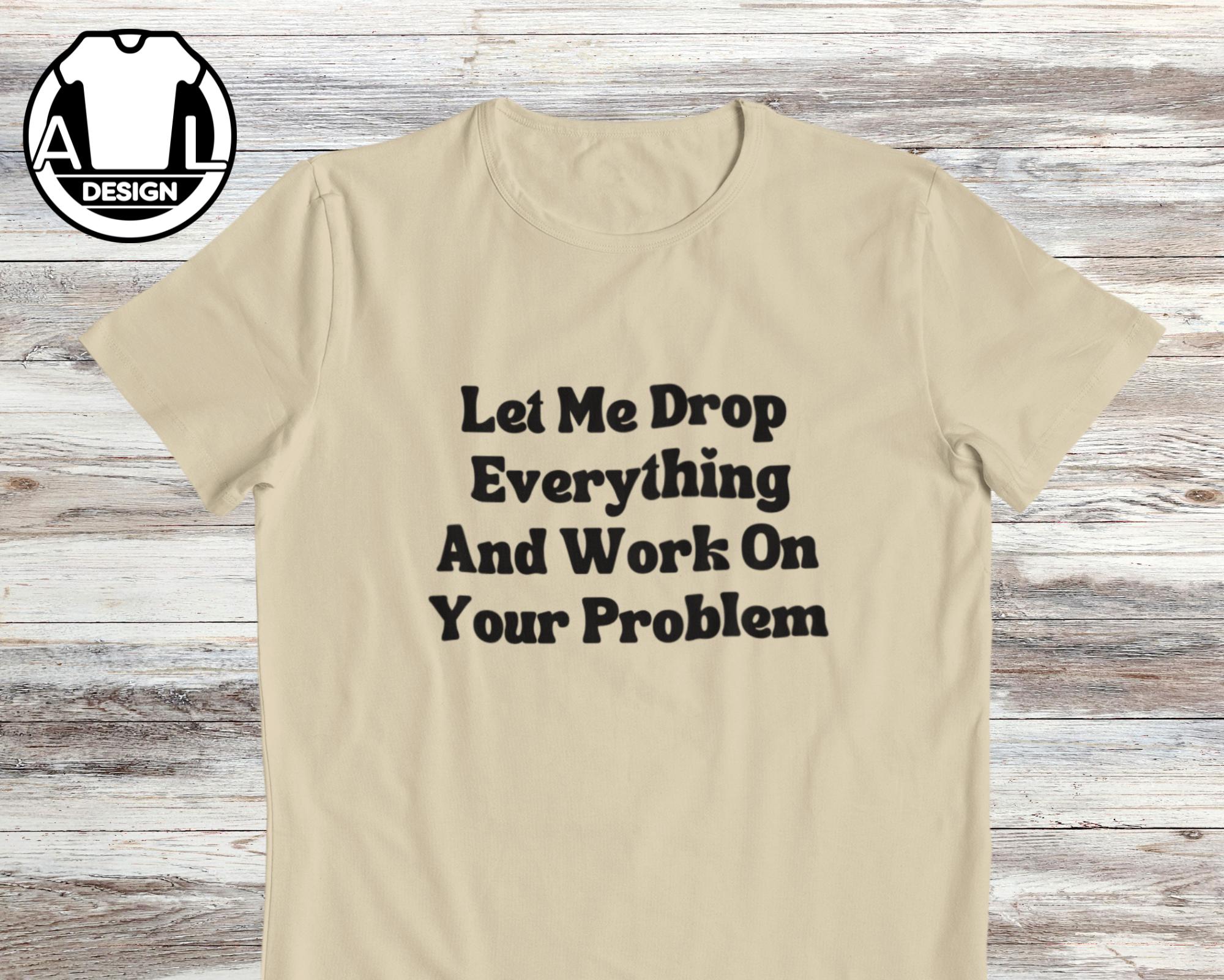 T-shirt Homme 'Je Ne Travaille Pas Ici' - Sarcastique, Cadeau Drôle - Taille Regular