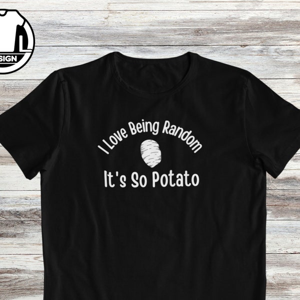 Sarcasm shirt, funny t shirt, funny shirts, hipster shirt, hipster clothing, funny saying shirt, potato print shirt.