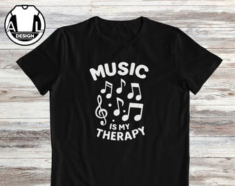 音楽療法Tシャツ：ミュージシャンギフトTシャツ