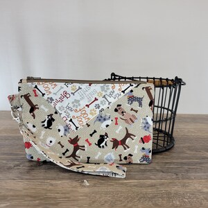 Monedero de embrague para perros - bolso bronceado