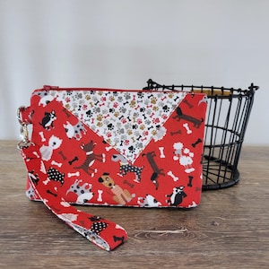 Monedero de embrague para perros - Bolso rojo