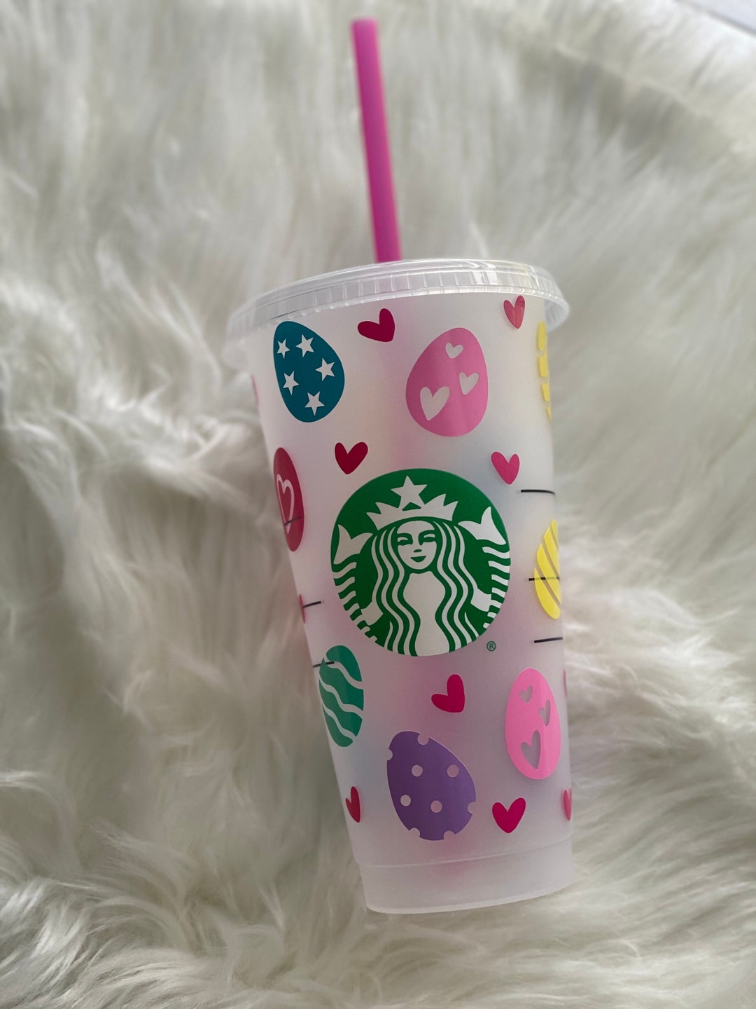 Starbucks Reusable Cold Cup 2 Lot 24oz Venti Plastic With Lids & Straws