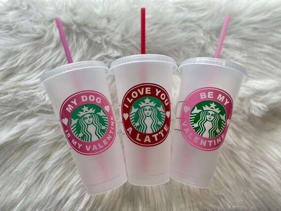 Starbucks Reusable Cold Cup 2 Lot 24oz Venti Plastic With Lids & Straws