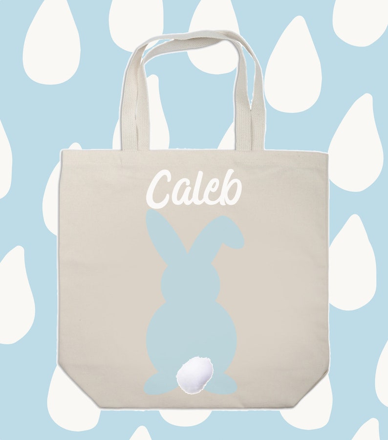 Personalized Easter Bags Canvas Medium Etsy