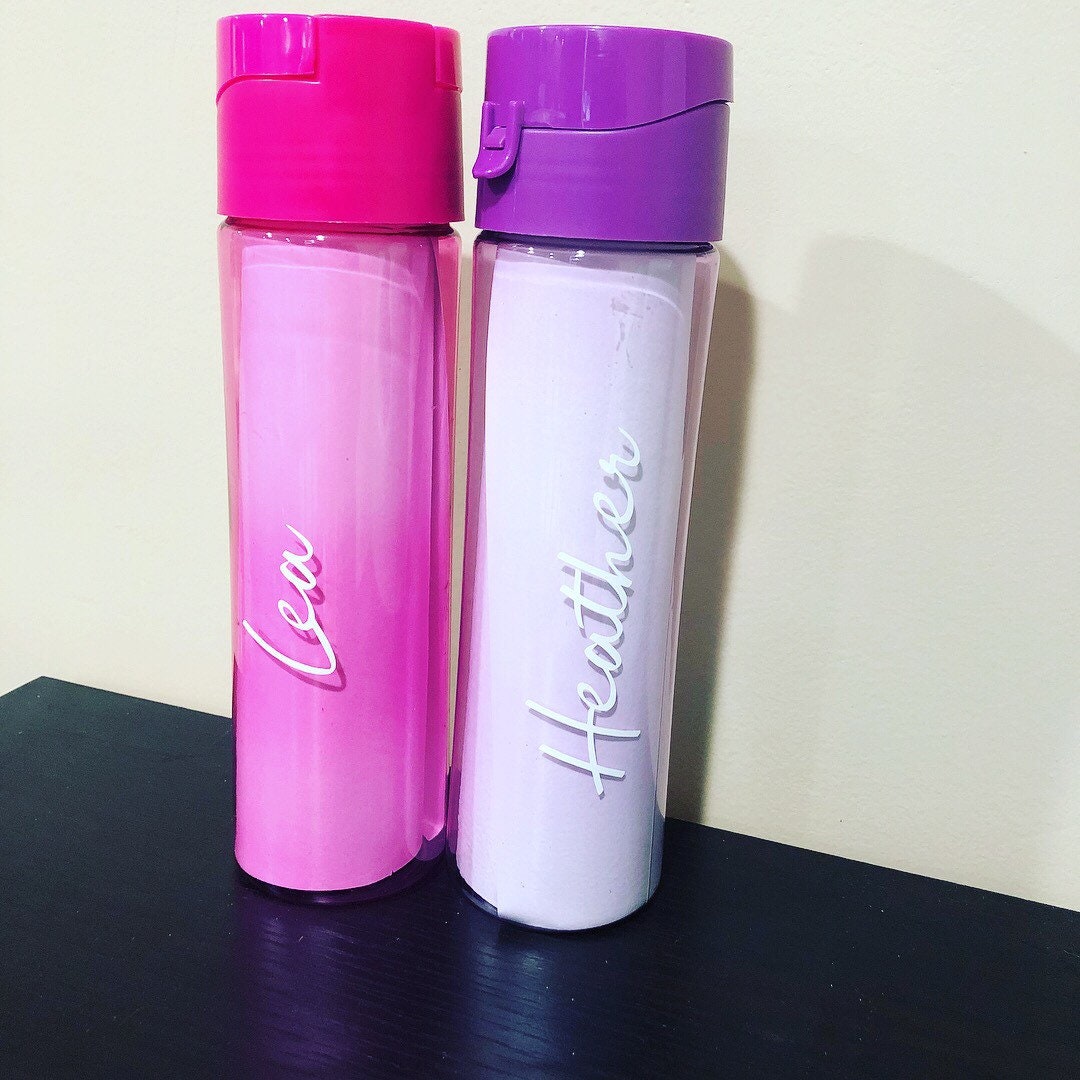 Personalized Plastic Water Bottles Etsy