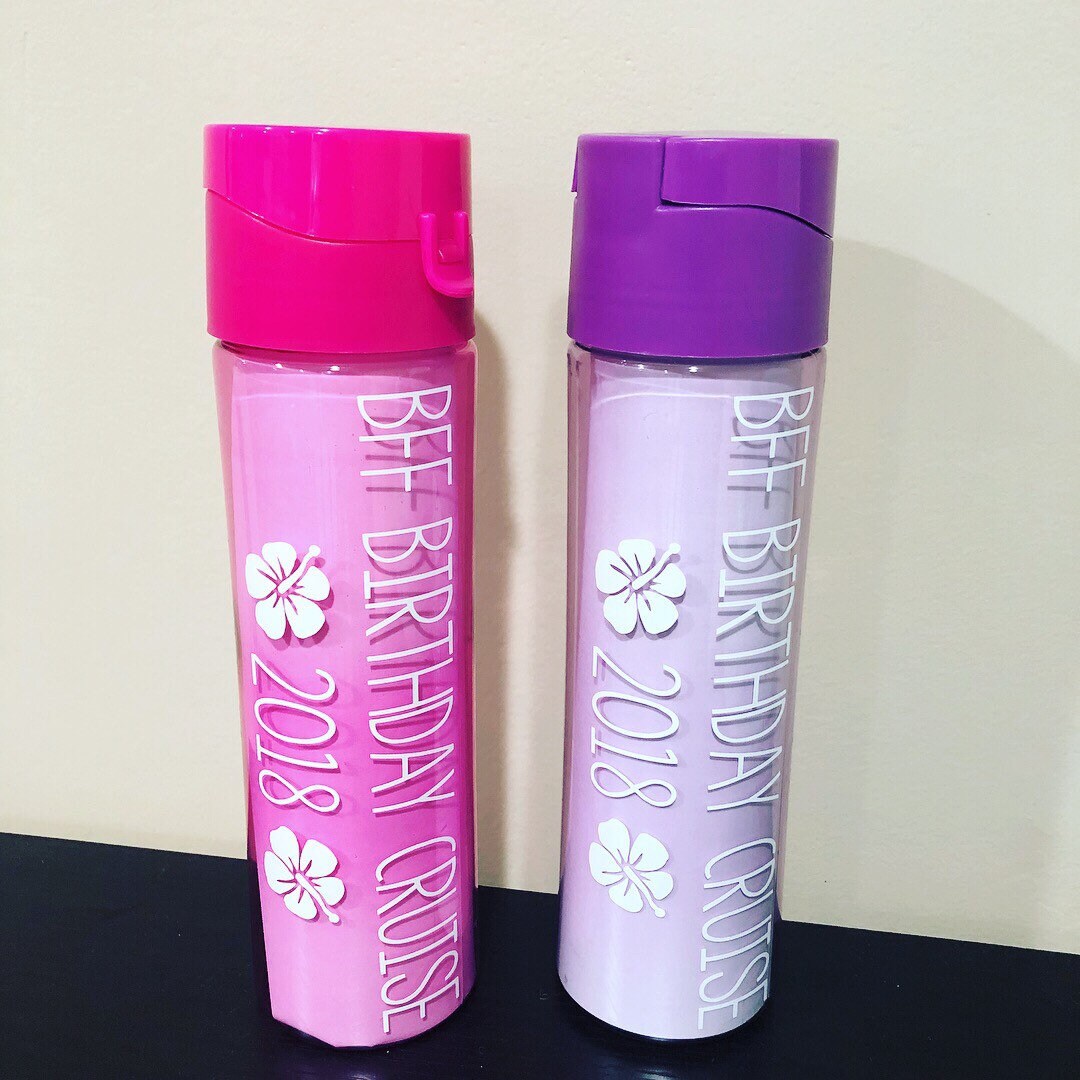 Personalized Plastic Water Bottles Etsy