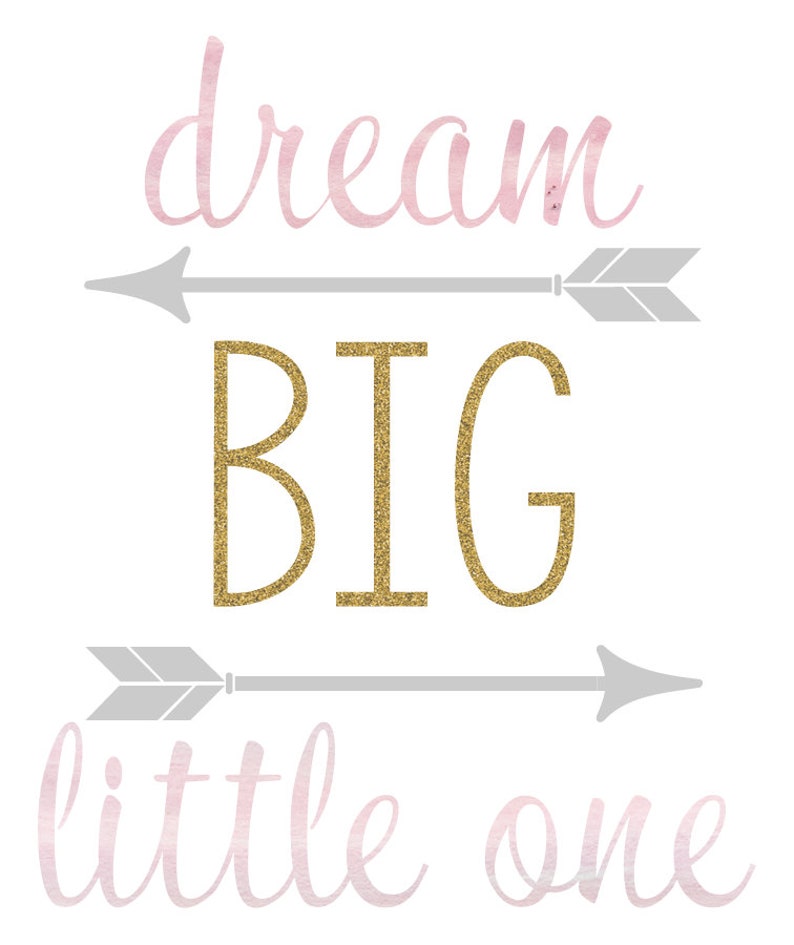 SVG cut File Dream Big Little One - Etsy