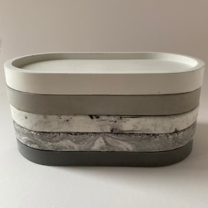 Oval Concrete Tray