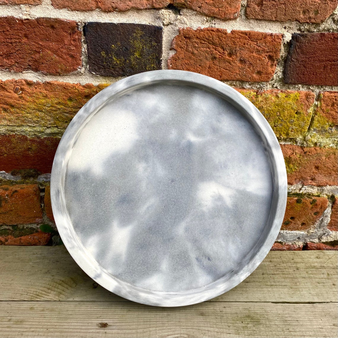 Extra Large Maxi Round Concrete Tray / Display Tray / Etsy