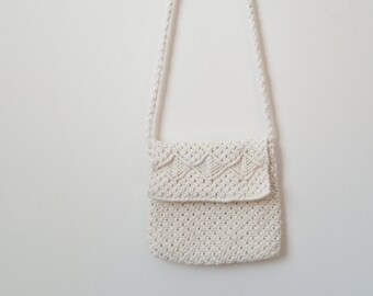2000s Small Boho Natural Fiber Small Purse Croft & Barrow