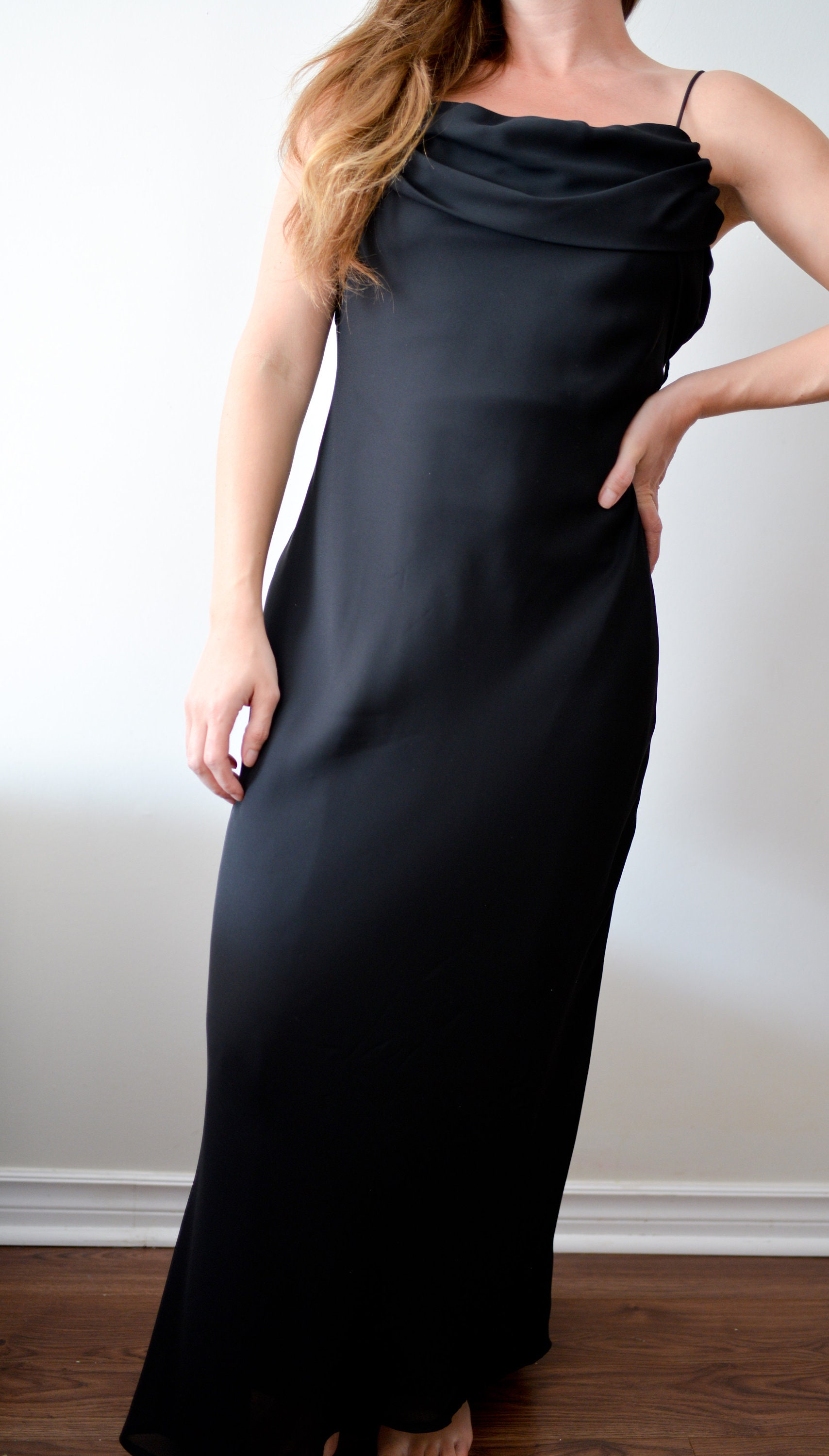 90s black maxi dress Vintage Women's 90s Black Red Gold Metallic Sparkle Botanical Floral Print Sleeveless All That Jazz Spandex Bodycon Maxi Party Dress XS