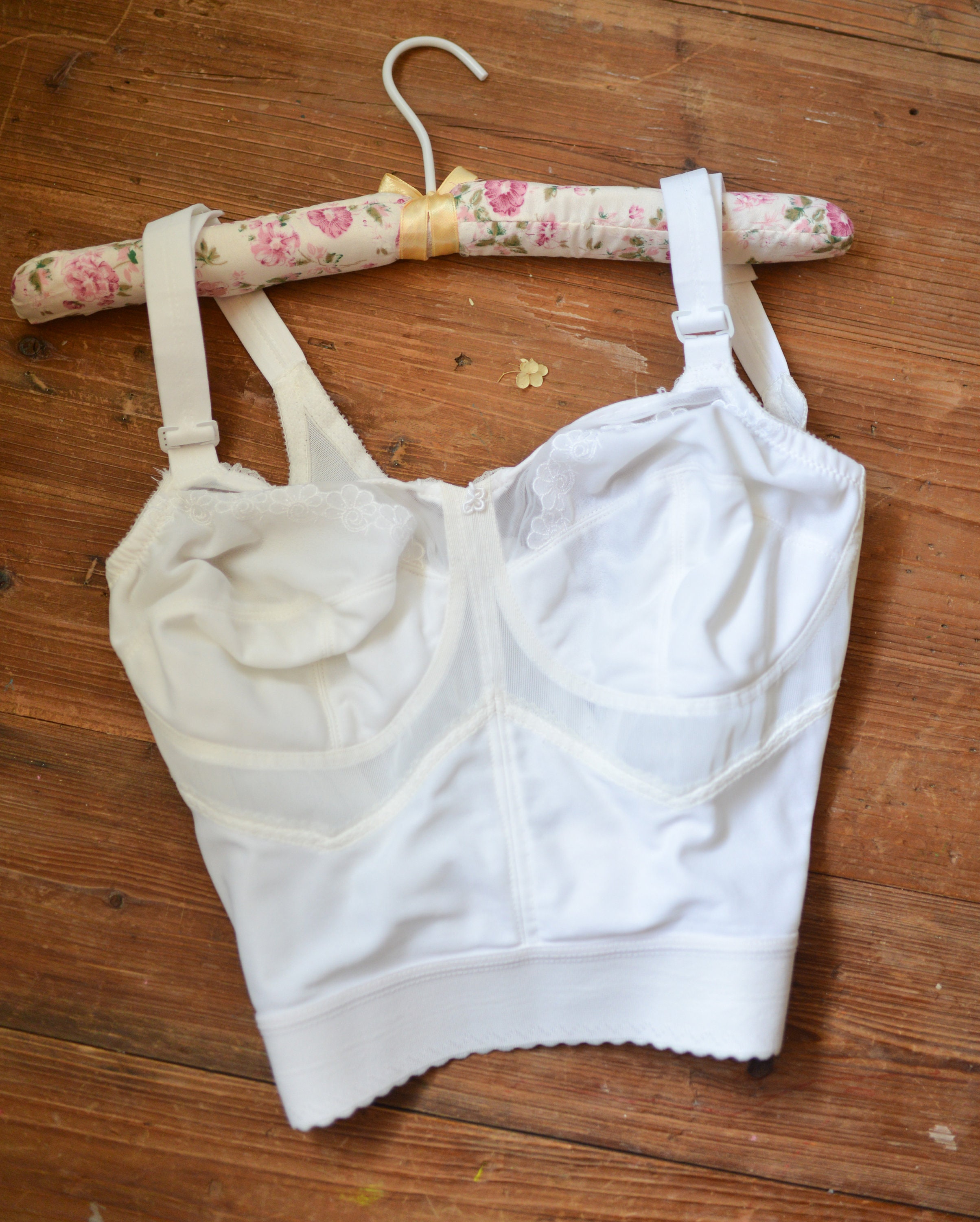 Vintage Bridal Shape Wear White Shapewear Bra Etsy Canada