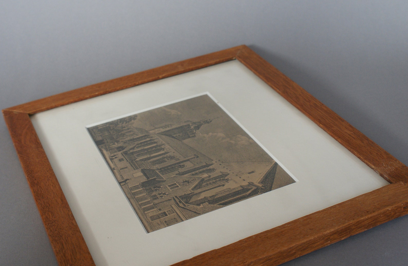 Dessin de ligne encadré Buurkerk te Utrecht Etsy