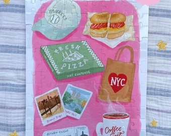 New York, New York Jigsaw Puzzle/Shimmer Finish Jigsaw/ A4 & A5 Jigsaw Puzzles