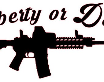 Black Rifles Matter AR15 assault rifle NRA 2A 2nd Ammedment vinyl sticker decal