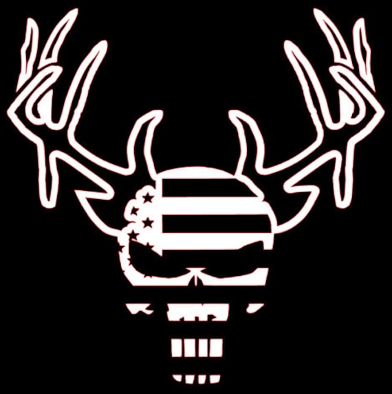 Color Size Deer Antlers Browning Bow Hunting Vinyl Decal Sticker Car Window
