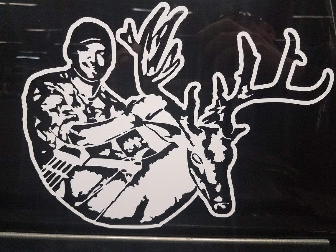 Deercals Custom vinyl deer decals featuring YOUR trophy Buck Etsy