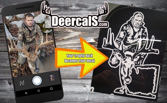 Window Car//RV//Truck//ATV//Hunting//Outdoor Vinyl Decal A Gun In The Hand 6 x 3