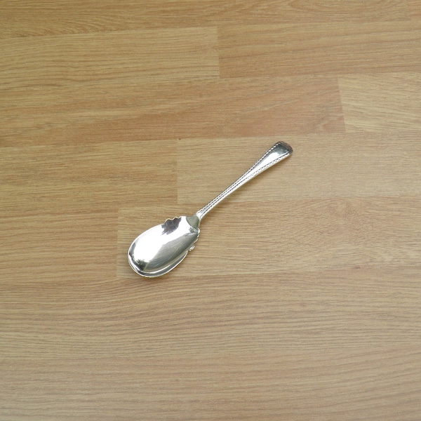 Silver Plated/EPNS Jam/Preserve Spoon - Vintage Cutlery, Tableware, Flatware