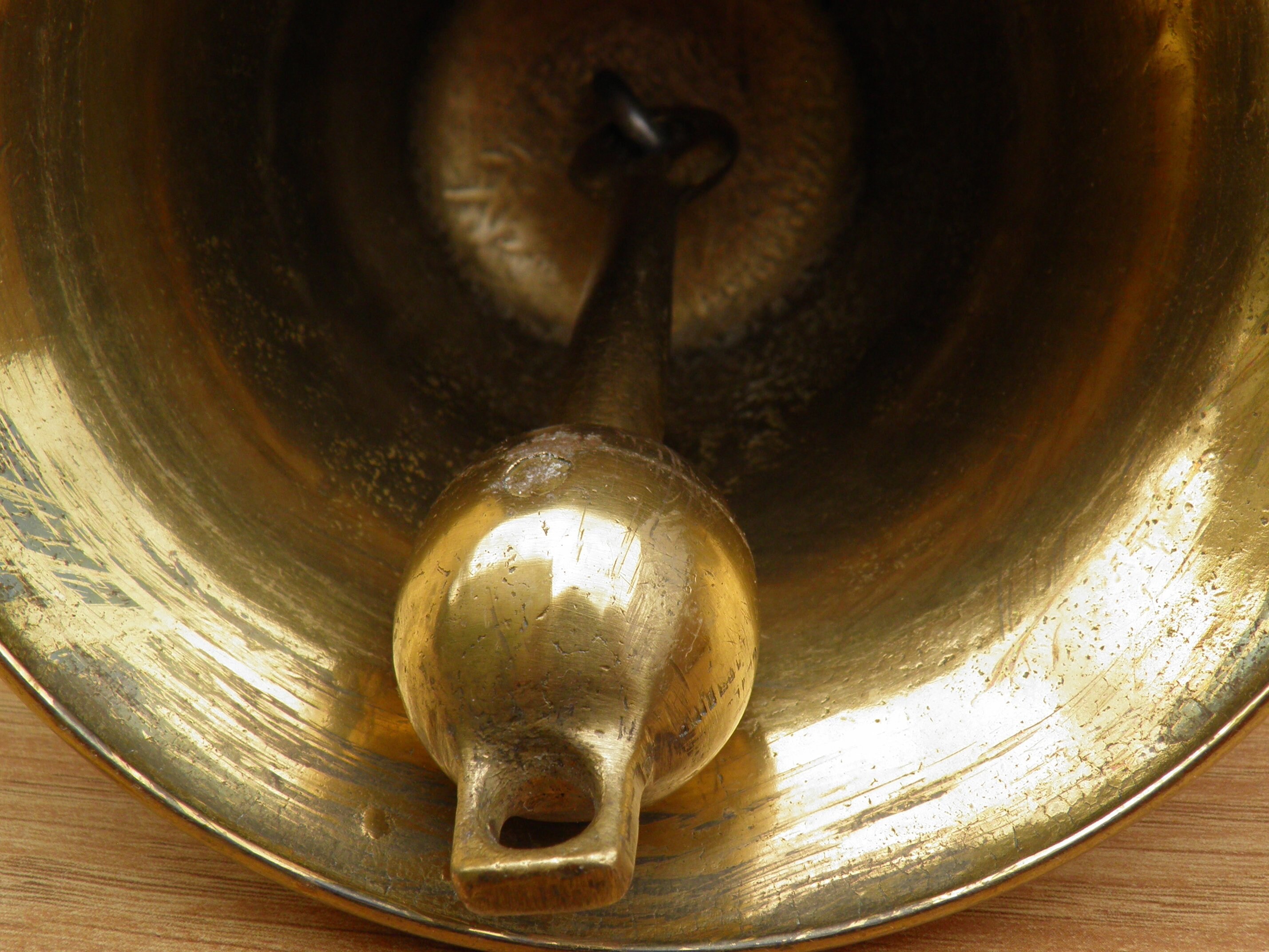 Campanello Nautico In Ottone Massiccio - Stile Marino | Per Decorazione O Emergenze | Diametro 7.6cm