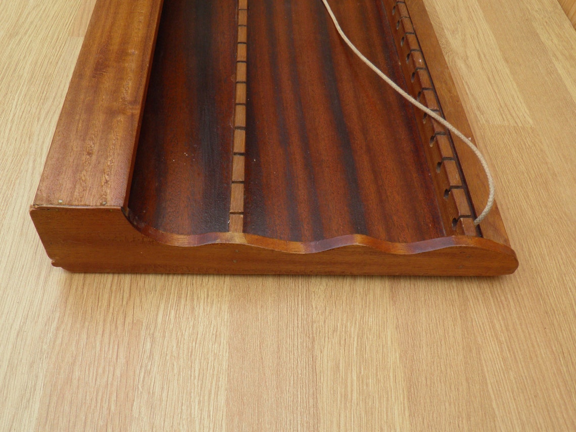 Wooden Spoon Display Rack 44 Spaces Vintage Etsy UK