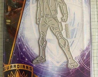 MARVEL'S GARDIANS of the GALAXY Metal Craft Dies Characters Star-lord, Peter Quill, Detailed Metal Craft Dies, Scrapbooks, Card Making