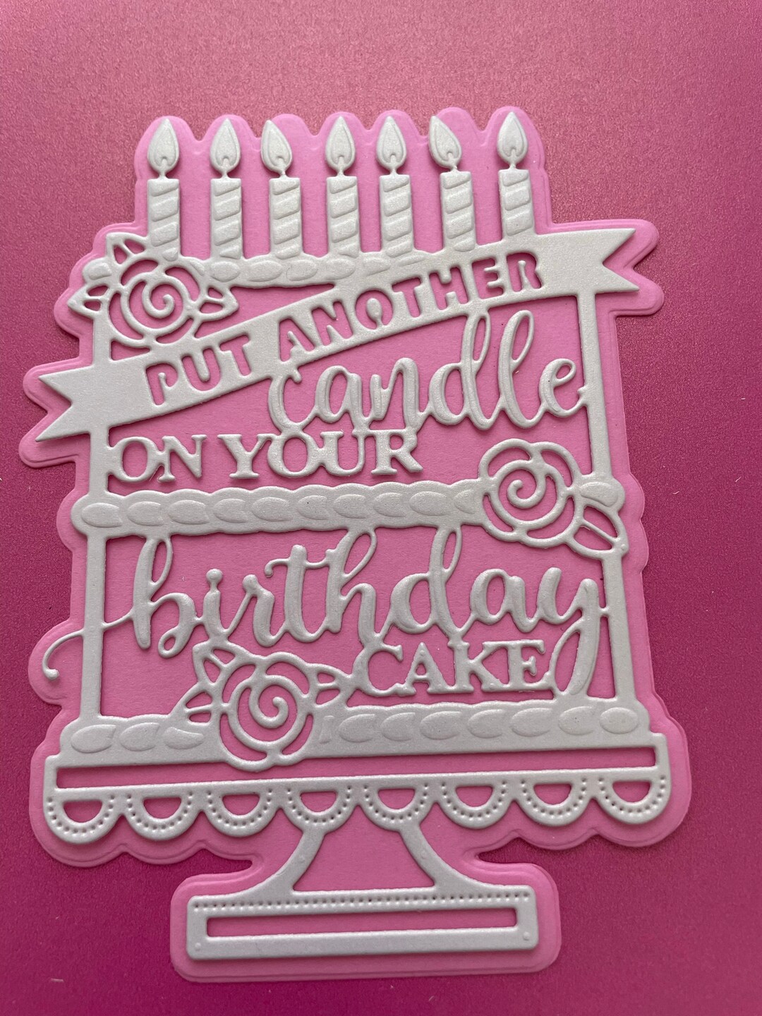 Die-cut Birthday Cake Placemat - 12 Sheets