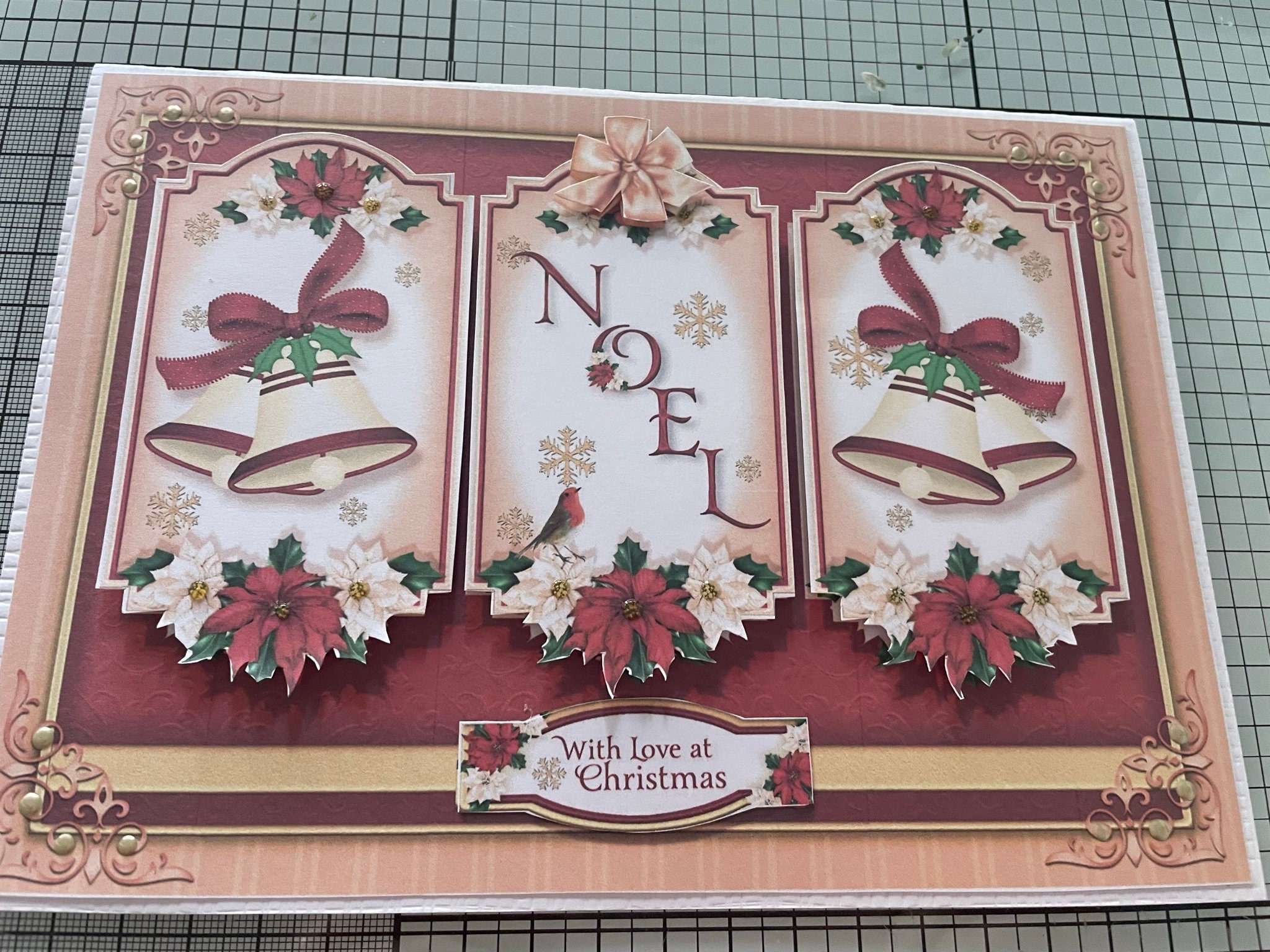 CHRISTMAS Cards Handmade 3d Beautiful Cards With Matching - Etsy UK