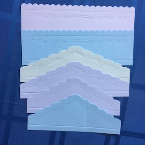 Create Unique Decorative Borders for your projects with these Set of 6 120 lb BORDER EMBELLISHMENTS, Decorative Border, Detailed Borders