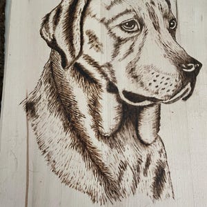 PYROGRAPHY, Wood Burning, PYROGRAPHY Wall Art, Wood Burning Wall Art, ANIMAL Pyrography Art, Doberman, Boxer Dog, Elephant, Labrador Artwork