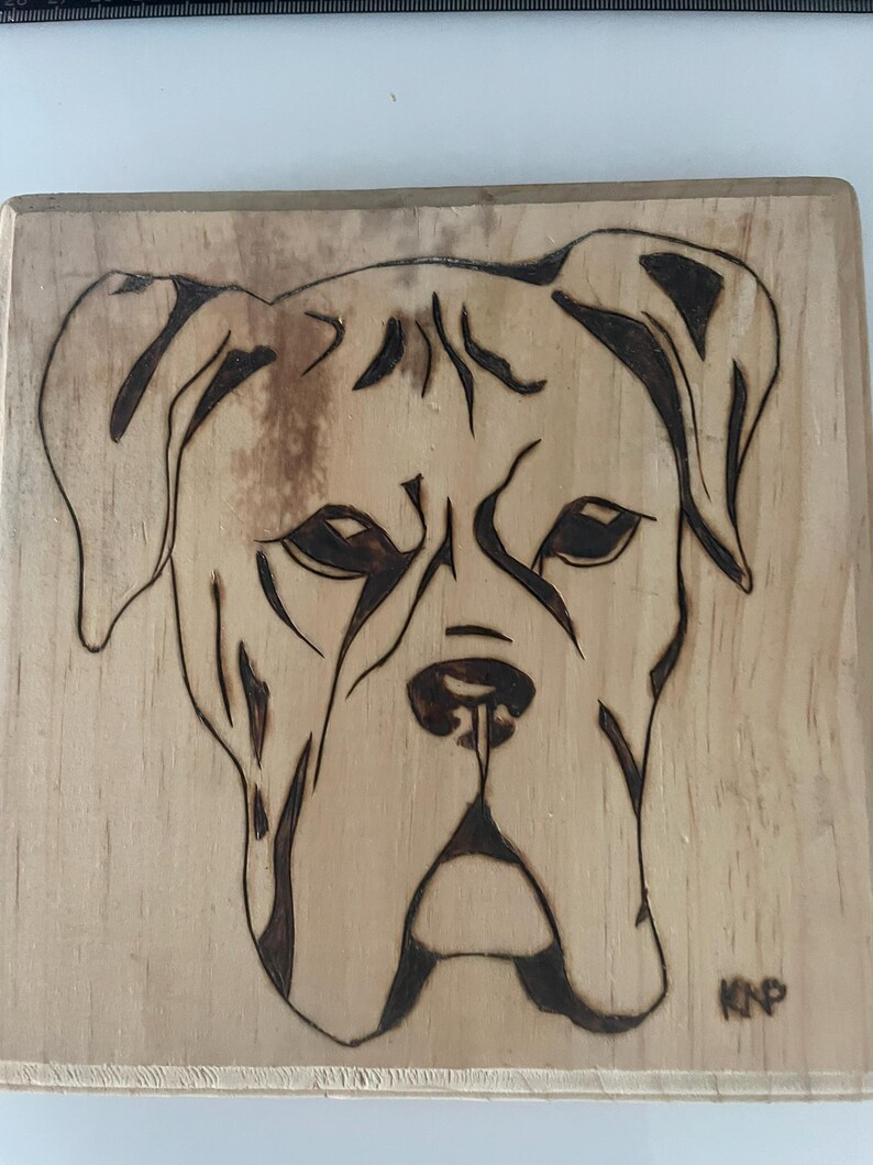 Pyrography Labrador Portrait: Wood Burning Animal Art - Etsy