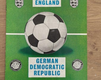 ENGLAND Collection, VINTAGE International FOOTBALL Programmes, Soccer Memorabilia