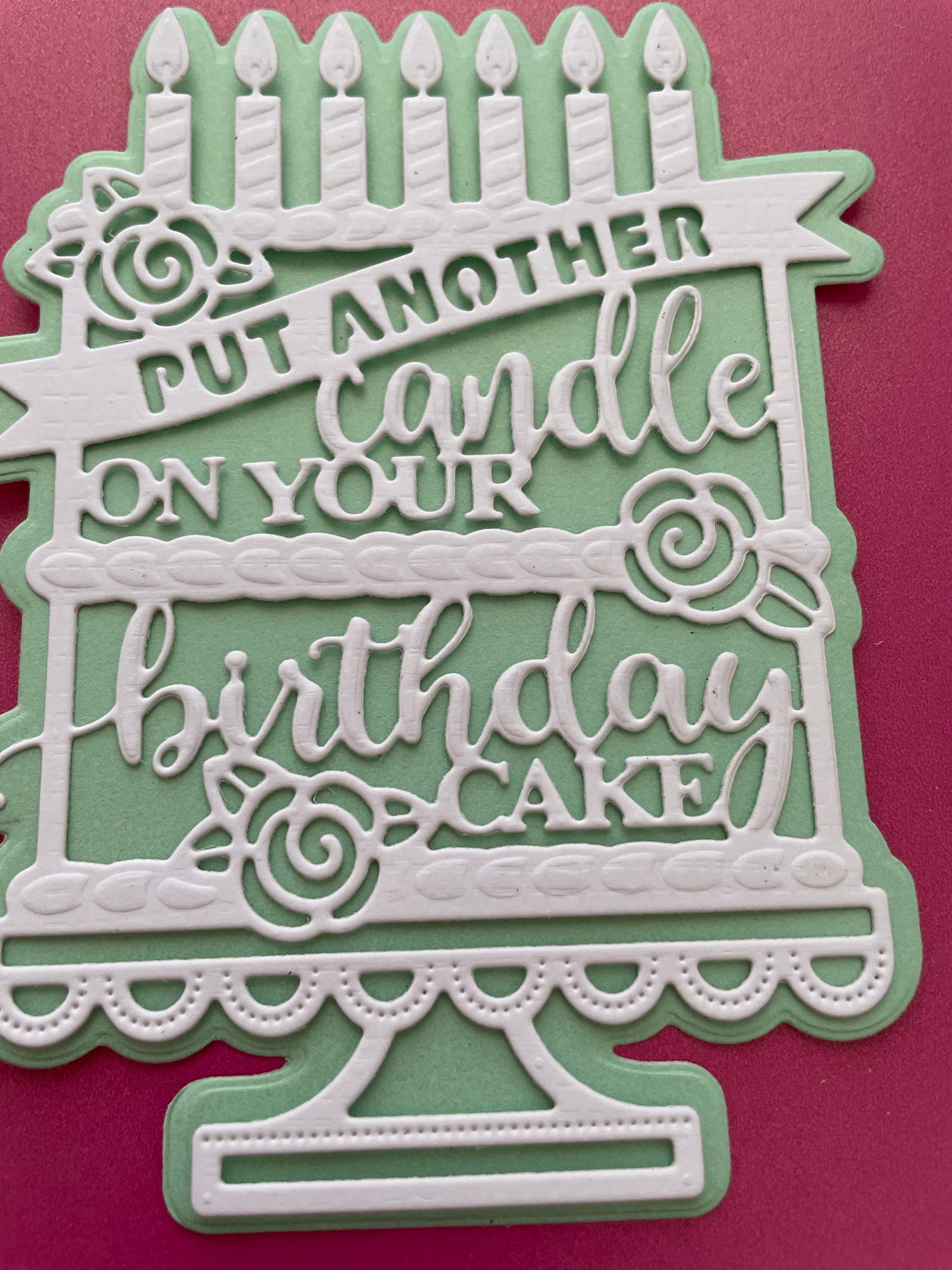 Die-cut Birthday Cake Placemat - 12 Sheets main image 0