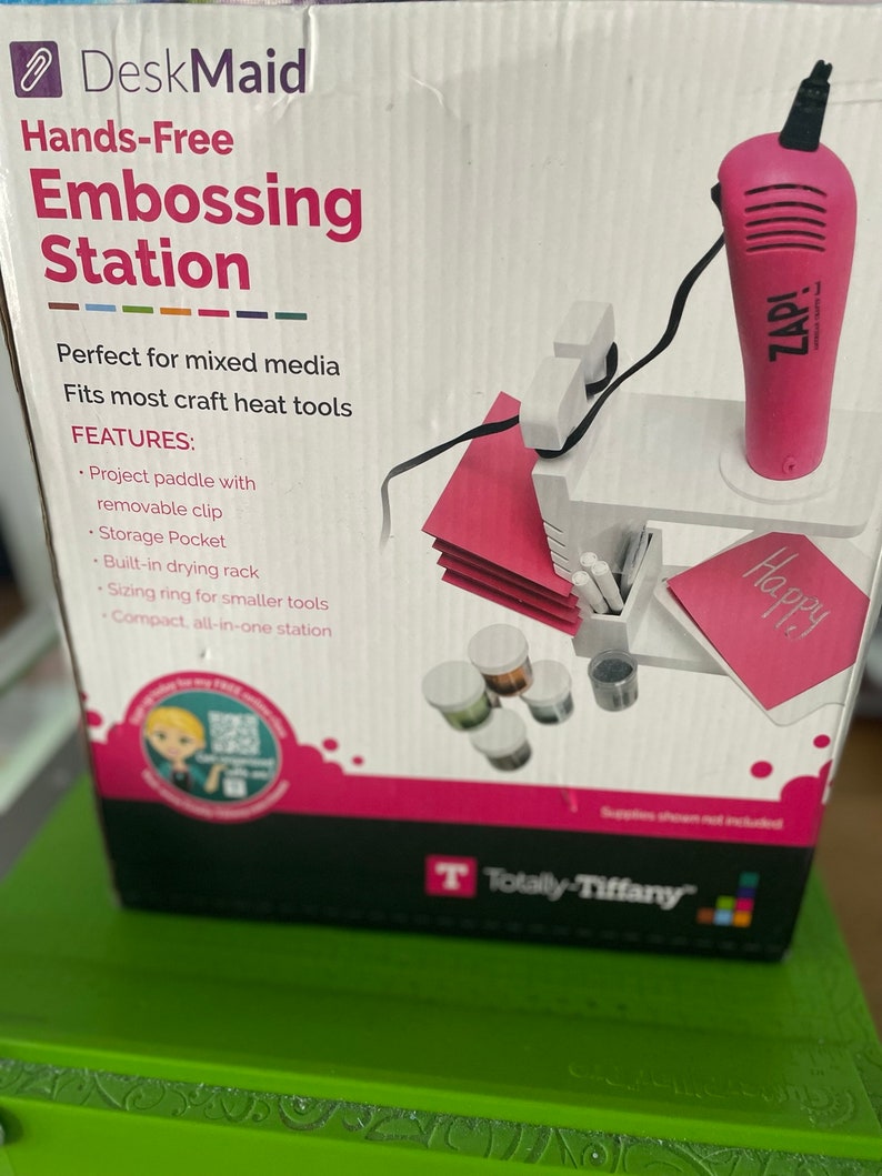 TOTALLY TIFFANY Desk Maid Embossing Station or Mixed Media We Etsy