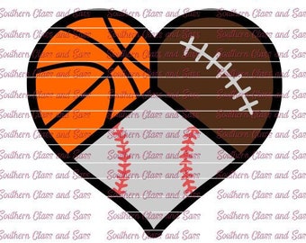 Baseball Basketball | Etsy