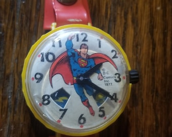 Vintage SUPERMAN TOY WATCH Marx toys 1974. !