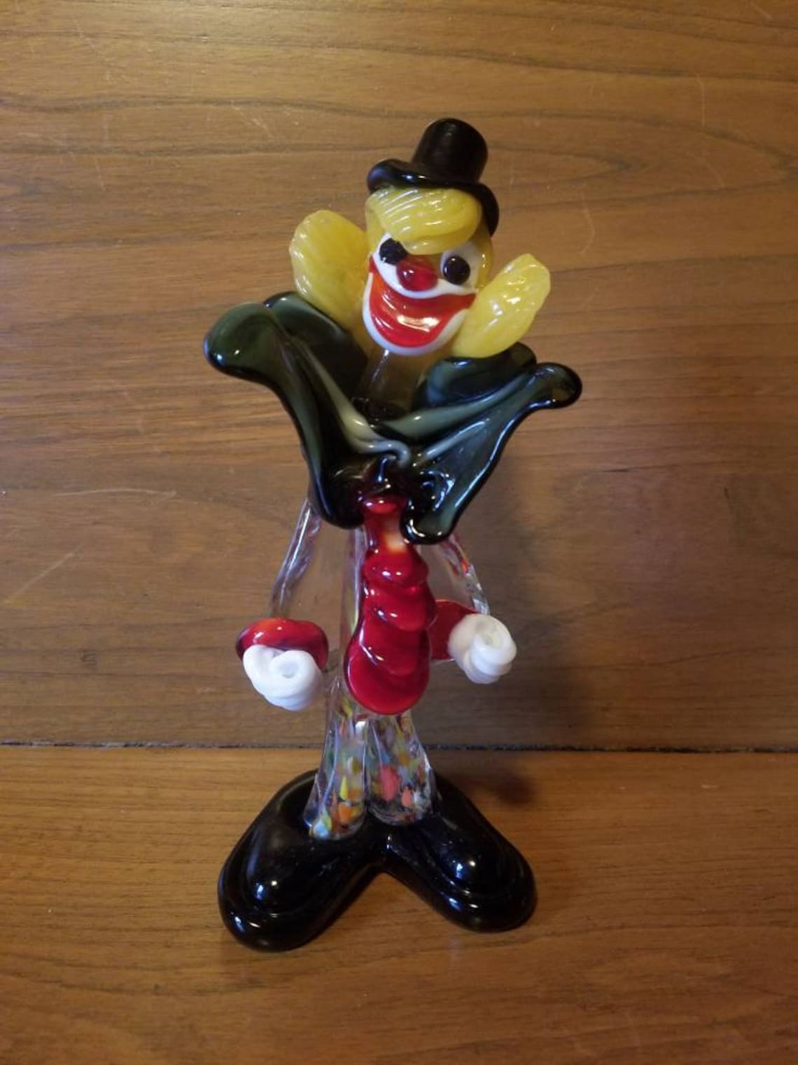 Vintage Murano Glass Clown Original Tuxedo Circa 1950s Etsy