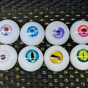 アップデートで見た目も向上!! 点灯式コスチュームアイ、アイリス、クランプスマスク、マルチカラーLEDライト9V、オン/オフスイッチ付き