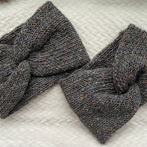 Knit Ear Warmer, Knit Head Wrap, Twist Headband, Knit Headband, Winter Accessories, Adult Ear Warmer
