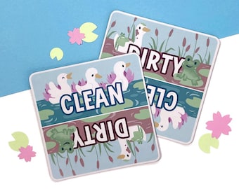 Pond Pals Magnet für die Spülmaschine (Flip sauber oder schmutzig)