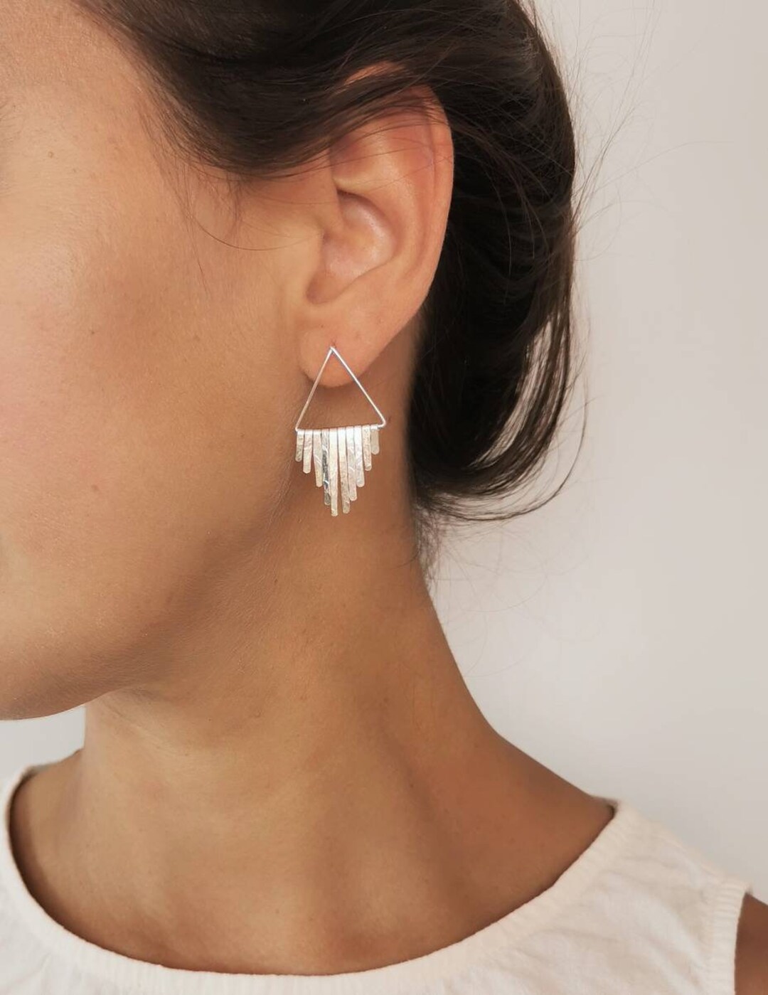 Damen Quasten Ohrringe – Pfau-Design Mit Kristall, Perlen & Fransen, Boho Style, Hypoallergen