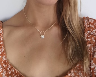 INTA// Sunray Fringe Necklace