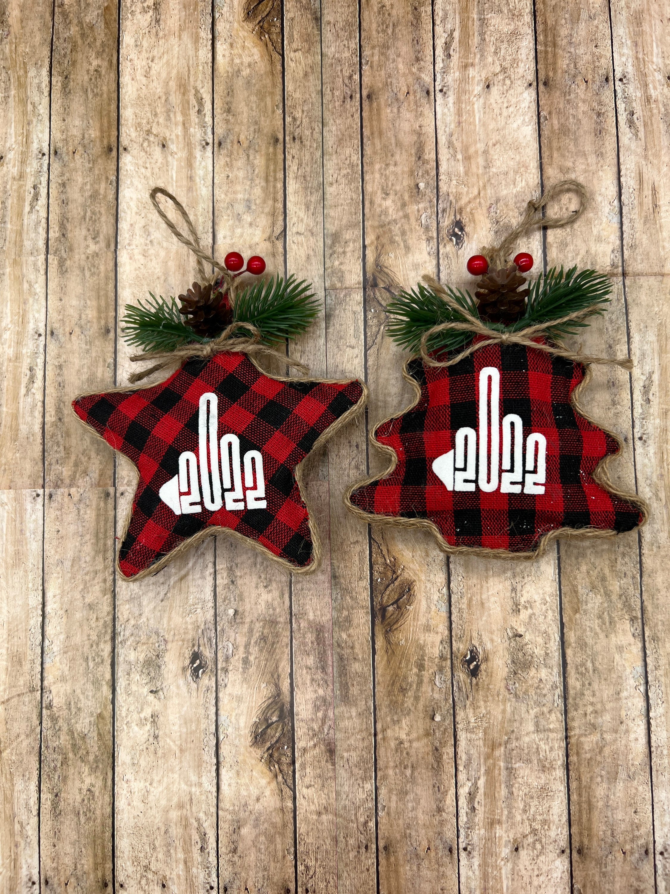 Middle Finger Christmas Ornament 