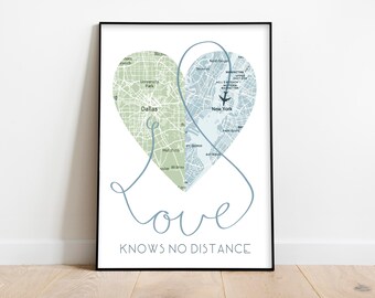 Long Distance Love Etsy
