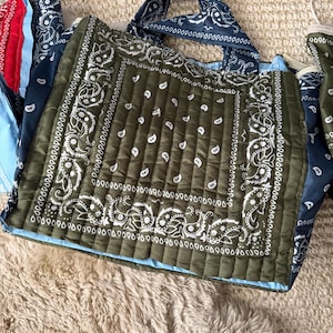 Bandana Tote Bag Sewing Guide | Beginner-friendly DIY (digital PDF